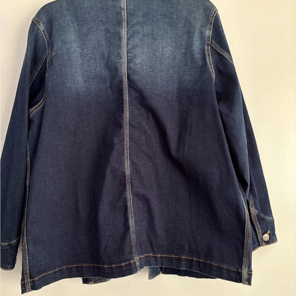 Well Worn Look Indigo Denim Jacket - Picture 2 of 3